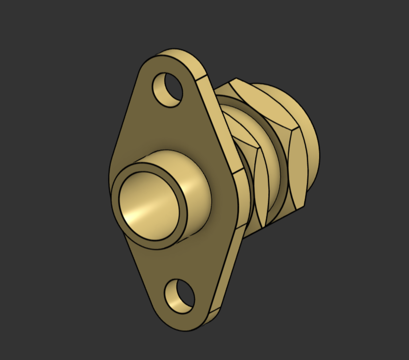 Adjustable Shaft Seal Assembly render
