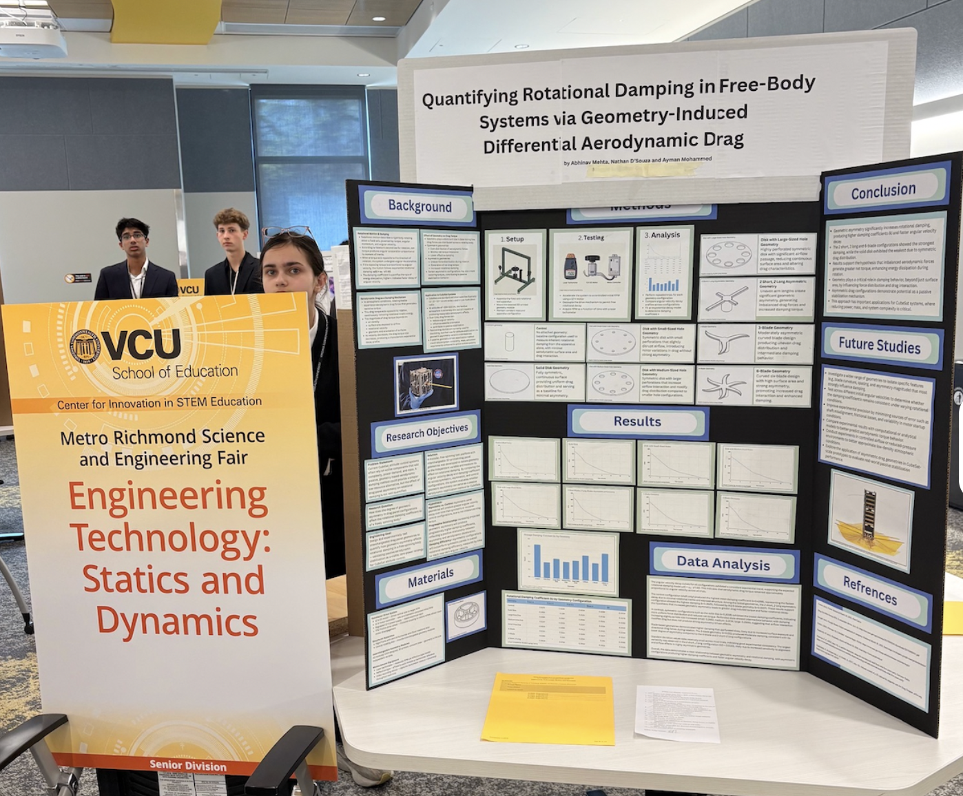 Science fair presentation board